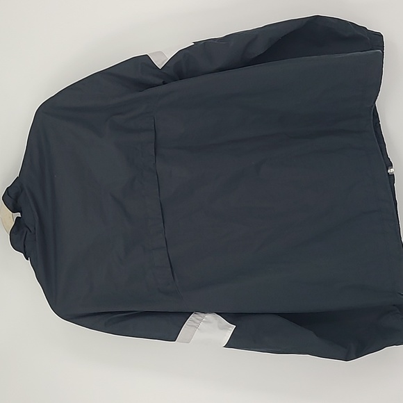 Vintage Nike windbreaker jacket medium black white gray zip up - Picture 10 of 10